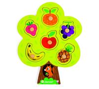 Janod Puzzle en bois Arbre Gourmand 6 pièces