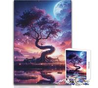 Puzzle Arbre Magique pour Adultes 1000 Pièces - Jeu Éducatif et Intelligent et Sensuel - Dimensions:38x52cm