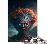 Puzzle Arbre Magique pour Enfants, 1000 pièces, Cadeaux pour Adolescents, Puzzles en Bois pour Femmes et Hommes, Jeu Pratique, décoration familiale, 1000 pièces (50 x 75 cm)