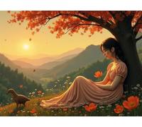 Puzzle Arbres de Montagne d’Automne de 120 Pièces pour Adultes, Puzzles 120 pièces Adultes, Jigsaw Puzzle d'art pour Défi, Puzzles Coloré à Faire soi-même pour la Décoration de la Maison