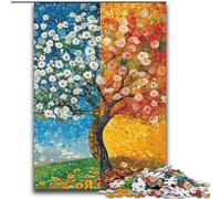 Puzzle Arbres en Automne 2000 pièces pour Adolescents, Jeu éducatif Familial, idéal pour la décoration de Bureau (70x100cm)