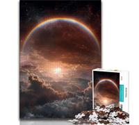 Puzzle Arc-en-Ciel Nuage 1000 pièces pour Adolescents et Adultes, Jeu Familial Anti-Stress, défi Difficile, Cadeaux pour Amis et Famille 50x75cm