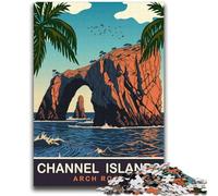 Puzzle Arch Rock on The Water 1000 pièces pour Adultes et Adolescents, Jouet éducatif, Jeux familiaux Amusants, décoration d'intérieur Unique (38x52cm)
