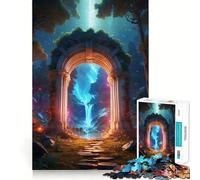 Puzzle Arche en Cascade pour Adultes, 1000 pièces, stimule la mémoire, apaise et divertit, découpe de qualité supérieure, Cadeau attentionné 50x75cm