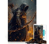 Puzzle Archer Mort-Vivant 1000 pièces Jeu de mémorisation mentale Découpe de Haute précision Défi cérébral interactif pour la Maison (50x75cm)