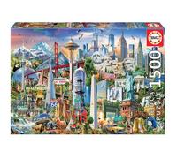 Puzzle Architecture et monument - EDUCA - 1500 pièces - Pour adultes