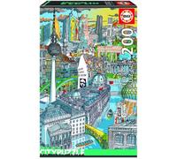 Puzzle Architecture et monument - EDUCA - 18469 - 200 pièces - Gris