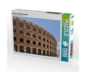 Puzzle · Arènes historiques | Façade historique des arènes, dans le centre de Valence · 1000 pièces · Format assemblé 64 × 48 cm · CALVENDO Puzzle