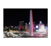 Puzzle Argentine L'Obélisque de Buenos Aires 300 pièces Jeu d'art Souvenir de Voyage 38 x 26 cm