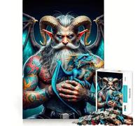Puzzle Argus Giant Chronicles pour Adolescents, 1000 pièces, Jouet de logique Pure, décoration Murale Calme et épurée 50x75cm