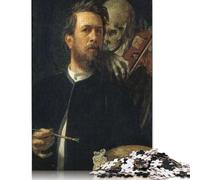 Puzzle Arnold Boecklin Fiddle 1000 pièces, Jeu Familial Amusant pour Adultes, Stimulant, Anti-Stress et Cadeaux Uniques (38 x 26 cm)