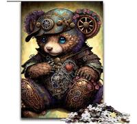 Puzzle Art Bear 1000 pièces pour Adultes, activité familiale Amusante à la Maison, Cadeau d'anniversaire, Cadeau de Voyage (26x38cm)