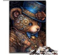 Puzzle Art Bear 1000 pièces pour Adultes et Adolescents, Jouets addictifs pour la décoration intérieure (50x75cm)