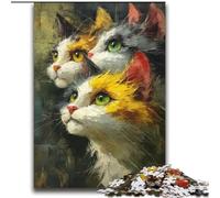 Puzzle Art Cat 2000 pièces pour Adultes et Adolescents, Jeu Stimulant, Chaque pièce est Unique - Jeu Familial Stimulant (70x100cm)