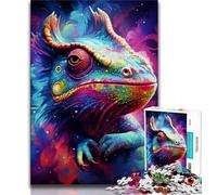 Puzzle Art Chameleon 1000 pièces pour Adolescents, Jouet éducatif et éducatif, idéal comme Cadeau pour Toute la Famille 50x75cm