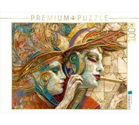 Puzzle · Art-Déco-Stil | Mosaïque représentant un musicien · 1000 pièces · Format assemblé 64 × 48 cm · CALVENDO Puzzle