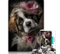 Puzzle Art Dog 1000 pièces pour Adultes et Adolescents, Anti-Stress, défi Difficile, renforce l'amour Entre Couples 38x26cm