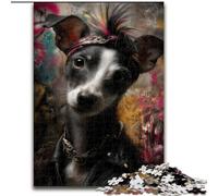 Puzzle Art Dog 1000 pièces pour Adultes et Adolescents, pour Un Moment de détente et de Partage, pour Un Amour de Couple Plus Intense (50x75cm)