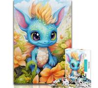 Puzzle Art Dragon Baby 1000 pièces pour Adultes et Adolescents, Jouet éducatif et décompressant, Cadeau du Père Noël Secret (50x75cm)