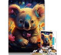 Puzzle Art Koalas 1000 pièces pour Adultes et Adolescents, Jouet éducatif et décompressant, Cadeau d'anniversaire, décoration Murale (50x75cm)