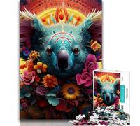 Puzzle Art Koalas 1000 pièces pour Adultes et Adolescents, Jouets addictifs pour la décoration de la Maison (38x26cm)