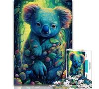 Puzzle Art Koalas 1000 pièces pour Adultes, Jeu Familial Anti-Stress, défi Difficile, Superbes Cadeaux et Jouets (50x75cm)