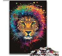 Puzzle Art Leopard 2000 pièces pour Adolescents, à partir de 14 Ans, Casse-tête, Jeux en Famille, Cadeaux de Noël et d'anniversaire (70x100cm)