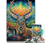 Puzzle Art Moose 1000 pièces pour Adultes, Jeu éducatif et défi, idéal comme Cadeau pour Toute la Famille (38x26cm)