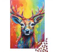 Puzzle Art Moose 1000 pièces Puzzles Puzzle en Bois pour Adultes 18+ Jeux éducatifs 1000 pièces (75x50cm)