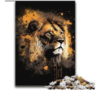 Puzzle Art Neon Lion 2000 pièces pour Adultes et Adolescents, adapté aux 14 Ans et Plus Amusement en Famille pour Toute la Famille 70x100cm