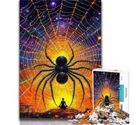 Puzzle Art Spider 1000 pièces, Jeu éducatif, Jouet, décoration Murale, Cadeaux d'anniversaire et de Noël Uniques (75x50cm)