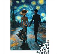 Puzzle Art Star Couple 1000 pièces pour Adultes et Plus de 18 Ans - Puzzles d'activités familiales, Jeux éducatifs, Difficiles et stimulants (75 x 50 cm)
