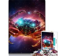 Puzzle Art Star Crab 1000 pièces pour Adultes, Jeu Familial Anti-Stress, défi Difficile, Cadeaux du Père Noël Secret 50x75cm