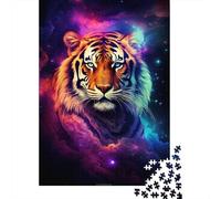 Puzzle Art Tiger Anti-Stress en Carton 100% recyclé pour Adultes et Enfants, Cadeau Unique, 1 000 pièces (75 x 50 cm)
