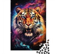 Puzzle Art Tiger, Jouet de détente, Puzzle en Carton de qualité supérieure pour Adultes et Enfants, Cadeaux de Noël, 1000 pièces (75 x 50 cm)