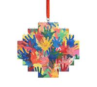 Puzzle artisanal en brique - Bloc de construction - Décoration 3D - Cadeau attentionné - Impression à la main des enfants