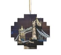 Puzzle artisanal en brique - Bloc de construction - Décoration 3D - Cadeau attentionné - Tower Bridge à Londres