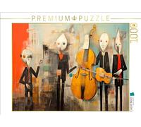 Puzzle · Artistes de Rue | Une exploration abstraite des espaces de pensée créatifs · 1000 pièces · Format assemblé 64 × 48 cm · CALVENDO Puzzle