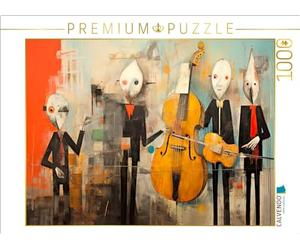 Puzzle · Artistes de Rue | Une exploration abstraite des espaces de pensée créatifs · 1000 pièces · Format assemblé 64 × 48 cm · CALVENDO Puzzle