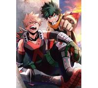 Puzzle Artistique 1000 pièces - Puzzle irrégulier - Affiches d'anime Japonais My Hero Academia - Jeux de mémoire pour Adultes - Jouets Anti-Stress pour Toute la Famille - 50x70cm