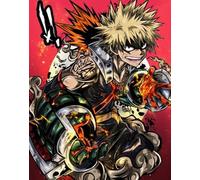 Puzzle Artistique 1000 pièces - Puzzle irrégulier - Affiches d'anime Japonais My Hero Academia - Jeux de mémoire pour Adultes - Jouets Anti-Stress pour Toute la Famille - 26x38cm
