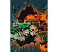 Puzzle Artistique 1500 pièces - Puzzle irrégulier - Affiches d'anime Japonais My Hero Academia - Jeux de mémoire pour Adultes - Jouets Anti-Stress pour Toute la Famille - 57x87cm