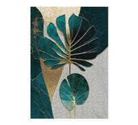 Puzzle Artistique Abstract Tropical Leaf Art pour Adultes, 300 PCS