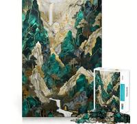 Puzzle Artistique Chemin vers Shangri La 1000 pièces pour Adolescents Un Cadeau élégant, Source de Souvenirs et de sérénité (50x75cm)