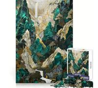 Puzzle Artistique Chemin vers Shangri La 1000 pièces pour Adolescents Un Cadeau élégant, Source de Souvenirs et de sérénité (50x75cm)