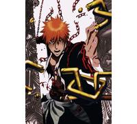 Puzzle Artistique de 1 000 pièces - Puzzle irrégulier coloré - Affiches de l'anime Japonais Bleach Kurosaki Ichigo - Jouets Anti-Stress pour Toute la Famille - 26x38cm
