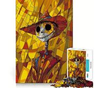 Puzzle Artistique Épouvantail Sharp 1000 pièces pour Adolescents Se remémorer, améliorer, détendre, œuvre d'art aux Contours Nets 50x75cm