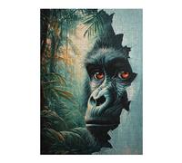Puzzle Artistique Gorilla in The Jungle pour Adultes, Format 300 PCS
