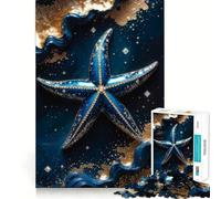Puzzle Artistique Kintsugi Étoile de mer pour Adultes 1000 pièces Smart Reason Toy Group Joy Smooth Edge Fine Art Piece 38x52cm