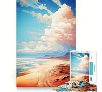 Puzzle Artistique Skeleton Coast 1000 pièces pour Adolescents Amélioration de la mémoire Détente et Amusement Collection d'œuvres d'art aux découpes nettes 38x26cm